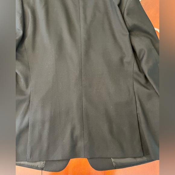 Joseph Abboud Black Blazer 100% Wool 52 Regular - Picture 4 of 10